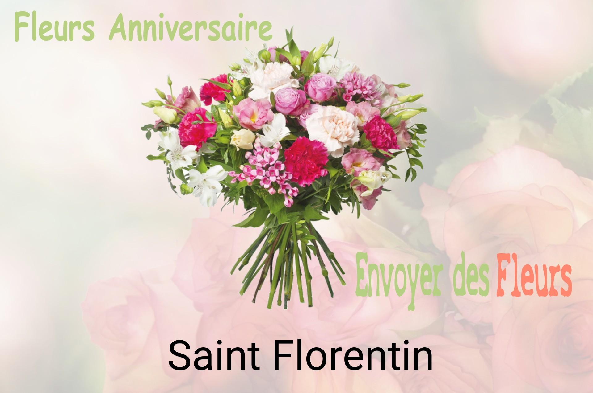 Bouquet de fleurs d’anniversaire livré à Saint-Florentin