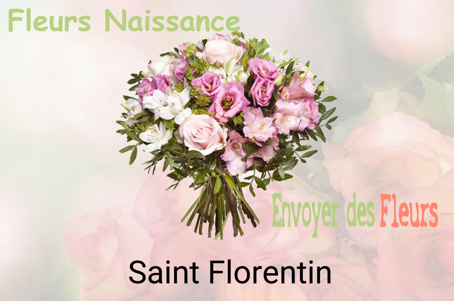 Bouquet de fleurs de naissance livré à Saint-Florentin